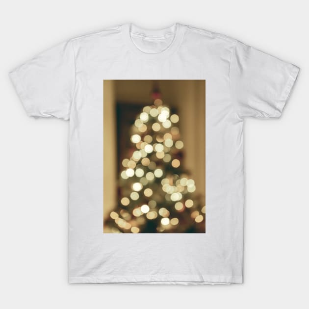 Christmas Tree Lights T-Shirt by Luigi Veggetti